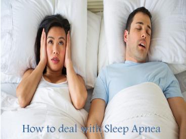 How to deal With Sleep apnea