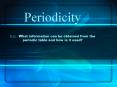 Periodicity PowerPoint PPT Presentation