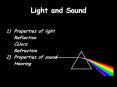 Light and Sound PowerPoint PPT Presentation