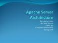 Apache Server Architecture PowerPoint PPT Presentation