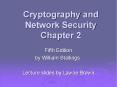 William Stallings, Cryptography and Network Security 5/e PowerPoint PPT Presentation