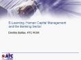 E-Learning, Human Capital Management PowerPoint PPT Presentation