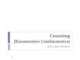 Counting (Enumerative Combinatorics) PowerPoint PPT Presentation