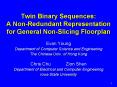 Twin Binary Sequences: A Non-Redundant Representation for General Non-Slicing Floorplan PowerPoint PPT Presentation