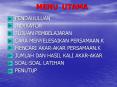 MENU UTAMA PowerPoint PPT Presentation
