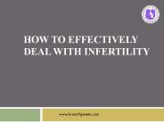 How to Effectively Deal With Infertility