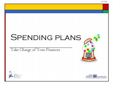 Take Charge of Your Finances