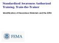 Standardized%20Awareness%20Authorized%20Training,%20Train-the-Trainer PowerPoint PPT Presentation