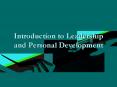 Introduction to Leadership and Personal Development PowerPoint PPT Presentation