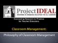 Connecting Research to Practice for Teacher Educators  Classroom Management: PowerPoint PPT Presentation