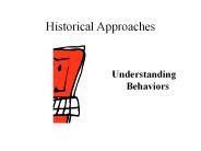 Historical Approaches