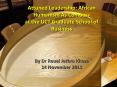 Attuned Leadership: African Humanism As Compass at the UCT Graduate School of Business  By Dr Reuel Jethro Khoza 14 November 2013 PowerPoint PPT Presentation