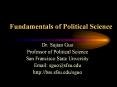 Fundamentals of Political Science PowerPoint PPT Presentation