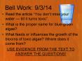 Bell Work: 9/3/14 PowerPoint PPT Presentation