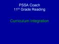 PSSA Coach  11th Grade Reading PowerPoint PPT Presentation