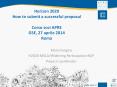 Horizon 2020 How to submit a successful proposal Corso soci APRE GSE, 27 aprile 2014 Roma PowerPoint PPT Presentation