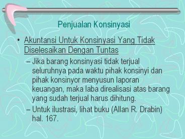 Penjualan Konsinyasi