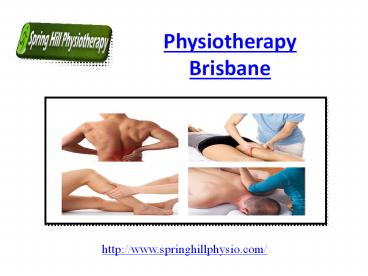 Physiotherapy Brisbane