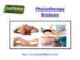 Physiotherapy Brisbane PowerPoint PPT Presentation