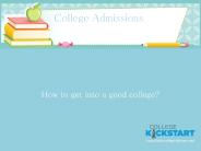 Introducing College Kickstart 2015  - College Kickstart