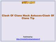 Clash Of Clans Hack Astuces-Clash Of Clans Tip