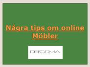 Några tips om online Möbler