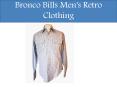 Bronco Bills Men's Retro Clothing