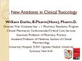 New Antidotes in Clinical Toxicology PowerPoint PPT Presentation
