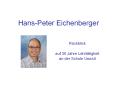 Hans-Peter Eichenberger PowerPoint PPT Presentation