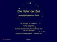 Die Natur der Zeit PowerPoint PPT Presentation