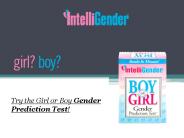 Try the Girl or Boy Gender Prediction Test!
