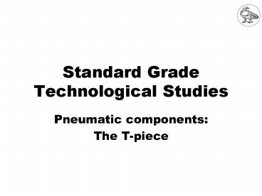 Standard Grade Technological Studies
