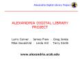 ALEXANDRIA DIGITAL LIBRARY PROJECT PowerPoint PPT Presentation