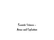 Forensic Science -