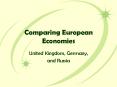 Comparing European Economies PowerPoint PPT Presentation