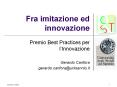 Fra imitazione ed innovazione PowerPoint PPT Presentation