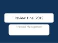 Review Final 2015 PowerPoint PPT Presentation