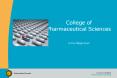 College of Pharmaceutical Sciences Irma Meijerman PowerPoint PPT Presentation