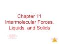 Chapter 11 Intermolecular Forces, Liquids, and Solids PowerPoint PPT Presentation