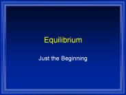 Equilibrium