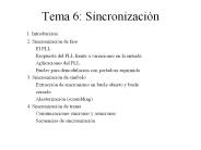 Tema 6: Sincronizaci