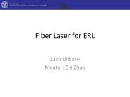 Fiber Laser for ERL