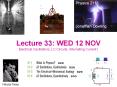 Lecture 33: WED 12 NOV Electrical Oscillations, LC Circuits, Alternating Current I PowerPoint PPT Presentation