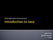 Web Application Development