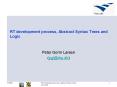 RT development process, Abstract Syntax Trees and Logic PowerPoint PPT Presentation