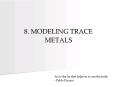 8. MODELING TRACE METALS PowerPoint PPT Presentation