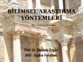 BILIMSEL ARASTIRMA Y PowerPoint PPT Presentation