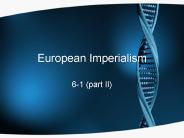 European Imperialism