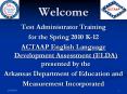 Test Administrator Training PowerPoint PPT Presentation