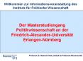 Willkommen zur Informationsveranstaltung des Instituts f PowerPoint PPT Presentation